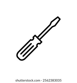 Screwdriver icon vector.tools sign and symbol