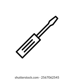 Screwdriver icon vector.tools sign and symbol