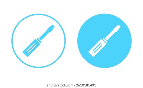 Screwdriver icon vector.tools sign and symbol