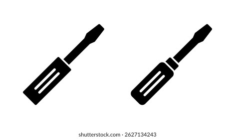Screwdriver icon vector.tools sign and symbol