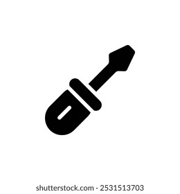 Ícone de chave de fenda web design no vetor