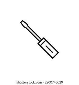Screwdriver icon for web and mobile app. tools sign and symbol