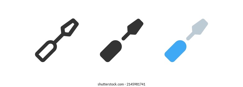 Screwdriver icon. Web tool symbol, repairsign in vector flat style.