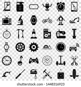 Screwdriver icons set. Simple style of 36 screwdriver vector icons for web for any design