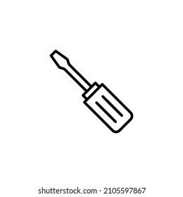 Screwdriver icon.tools sign and symbol