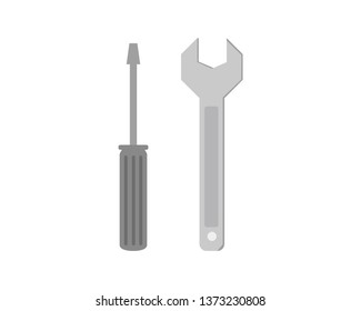 Screwdriver Icon.wrench icon. Vector illustration