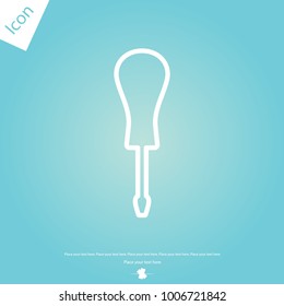 Screwdriver line icon