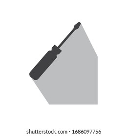 screwdriver logo stock vektor template