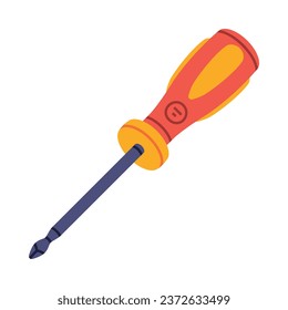Herramienta manual del destornillador para la iluminación del vector del tornillo de giro