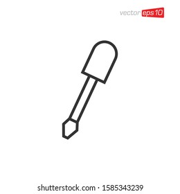 Screwdriver Mechanic Icon Design Vector