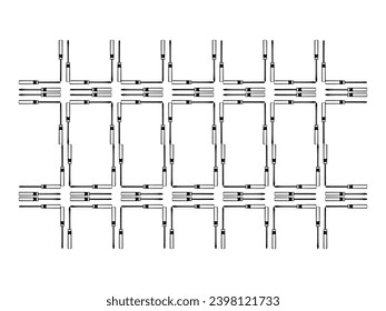 Screwdriver Motifs Pattern, can use for Modern Decoration, Wallpaper, Ornate, Cover, Background, Backdrop, Textile, Fashion, Fabric, Wrapping Print, or Graphic Design Element. Vector Illustration