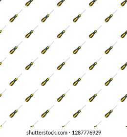 Screwdriver pattern seamless vector repeat for any web design