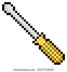 Screwdriver in pixel art style