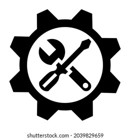 vector del tornillo de los alicates del destornillador. para folletos o presentaciones