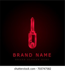 Screwdriver red chromium metallic logo