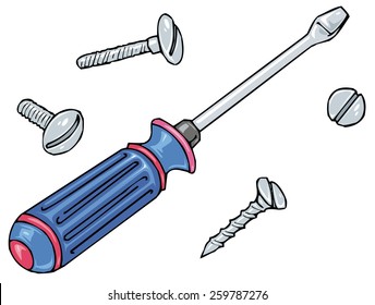 screw and screwdriver