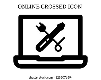 Screwdriver search icon. Editable Screwdriver search icon for web or mobile.