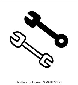 screwdriver set icon, repair symbol,  Vector illustration, with white background