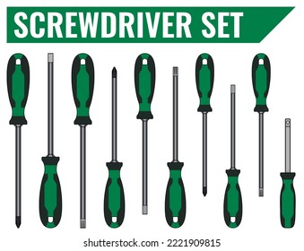 Screwdriver Set Mixed 10 Piece