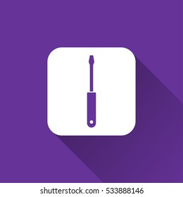 screwdriver sign. icon design