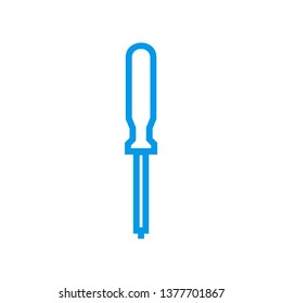 Screwdriver sign icon - vector