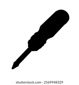 Screwdriver silhouette icon vector design.
