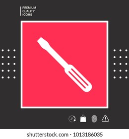 Screwdriver symbol icon