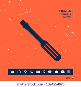 Screwdriver symbol icon