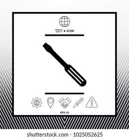 Screwdriver symbol icon