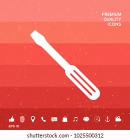 Screwdriver symbol icon