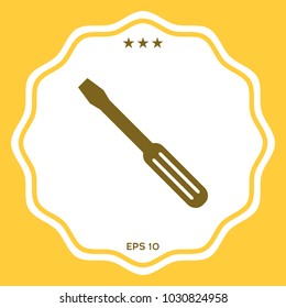 Screwdriver symbol icon