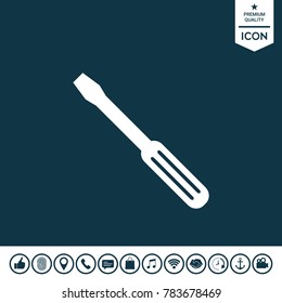 Screwdriver symbol icon