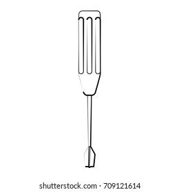 Screwdriver tool isolated
