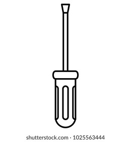 screwdriver tool isolated icon