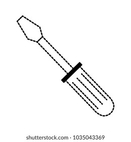 screwdriver tool isolated icon