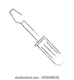 screwdriver tool isolated icon