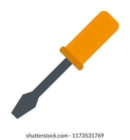 screwdriver tool isolated icon