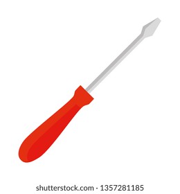screwdriver tool isolated icon