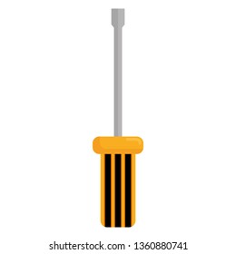 screwdriver tool isolated icon