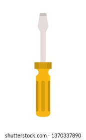 screwdriver tool isolated icon