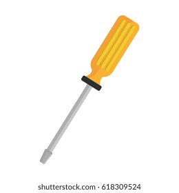 screwdriver tool isolated icon