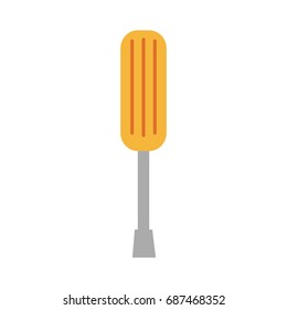 screwdriver tool isolated icon