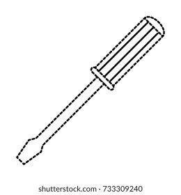 screwdriver tool isolated icon