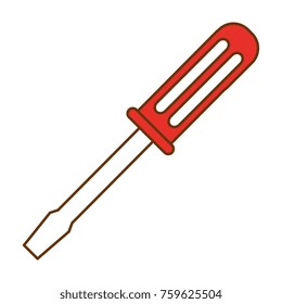 screwdriver tool isolated icon