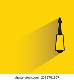 screwdriver tool on yellow background