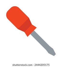 Screwdriver Vector Flat Icon Design