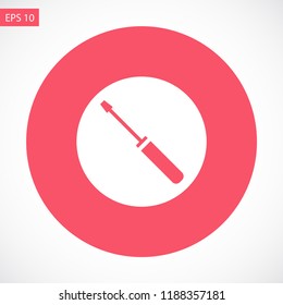 screwdriver vector icon 10 eps
