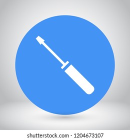 screwdriver vector icon 10 eps