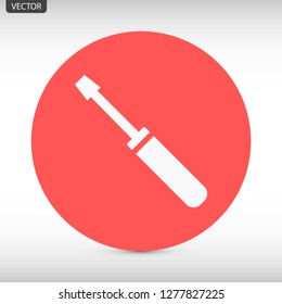 screwdriver vector icon 10 eps