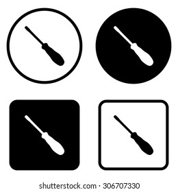 screwdriver - vector icon